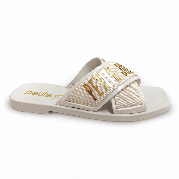 Chinelo Feminino Petite Jolie Rasteira - PJ7611-00004 - Branco
