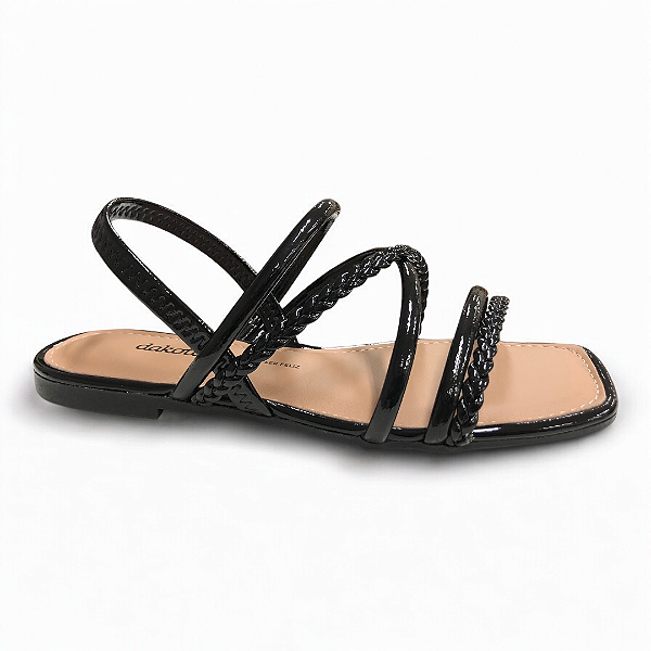Sandália Feminina Dakota Rasteira - Y9352 - Preto