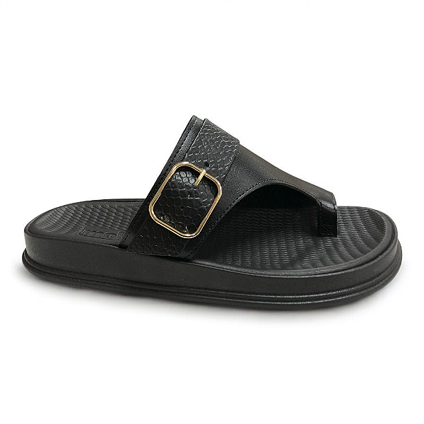 Chinelo Feminino Moleca Papete - 5556.102 - Preto