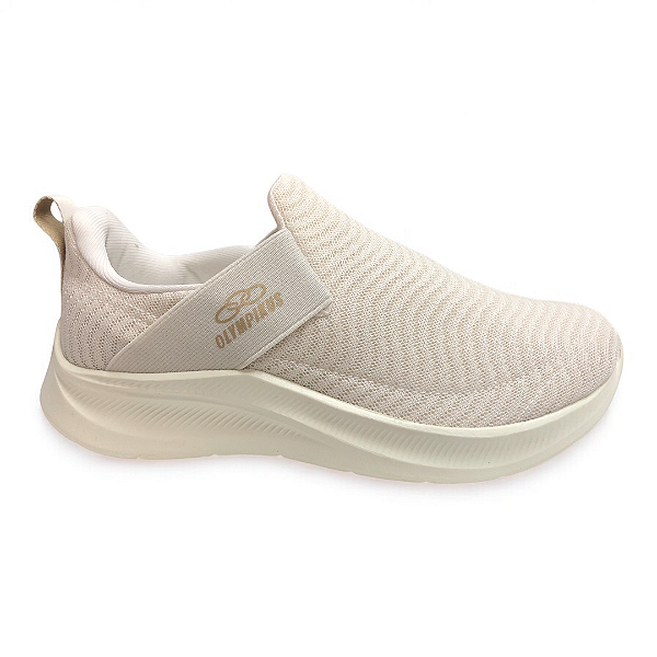 Tênis Feminino Olympikus Flutua - Areia-Dourado