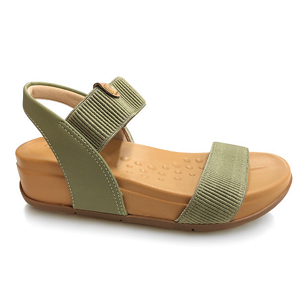 Sandália Feminina Modare Elástico Ultraconforto - 7207.105 - Verde