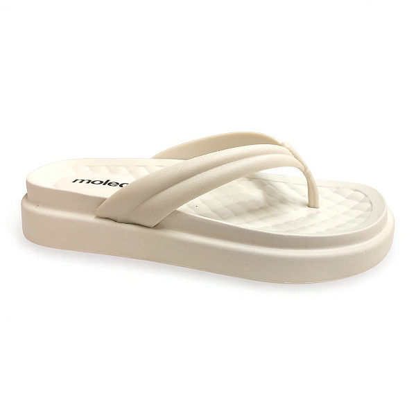 Chinelo Feminino Moleca Eva - 5554.100 - Branco Off