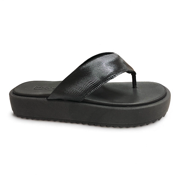 Chinelo Feminino Moleca Plataforma - 5489.100 - Preto