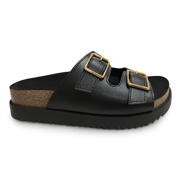 Chinelo Feminino Moleca Birken - 5500.105 - Preto