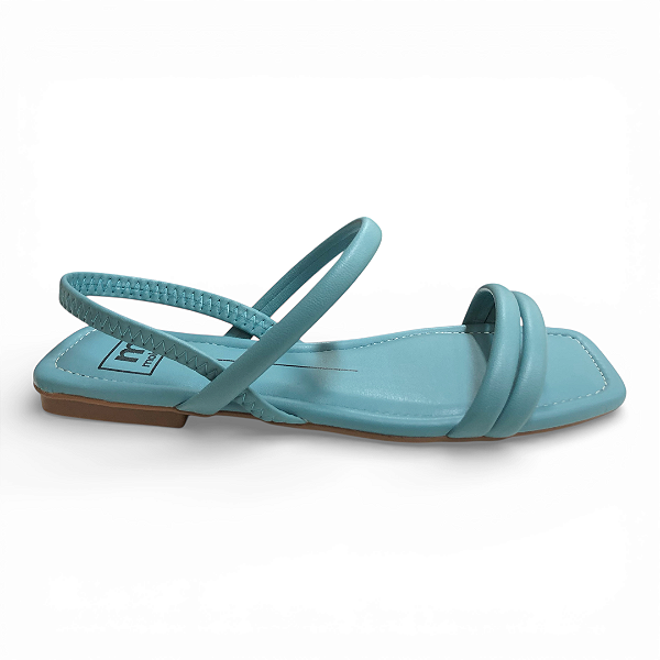 Sandália Feminina Moleca Rasteira - 5462.111 - Azul