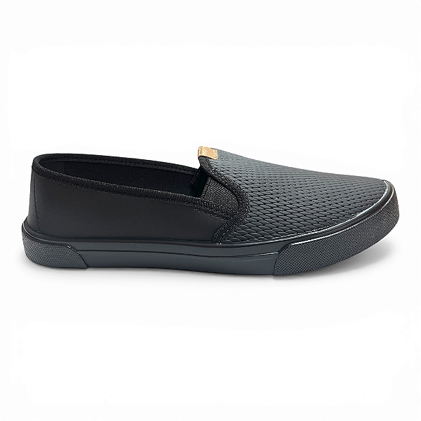 Sapatilha Feminina Moleca Casual Slip On - 5296.530 - Preto