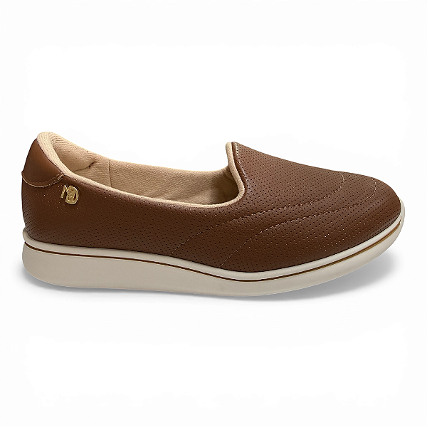 Tênis Feminino Modare Casual Slip On - 7358.222 - Marrom