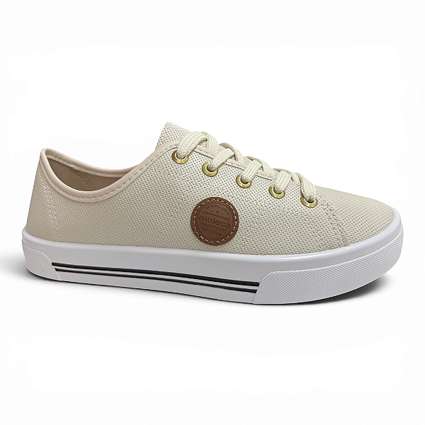 Tênis Feminino Moleca Casual - 5667.702 - Branco Off