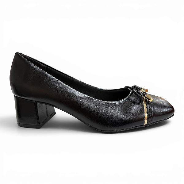 Sapato Feminino Beira Rio Salto Grosso - 4337.103 - Preto