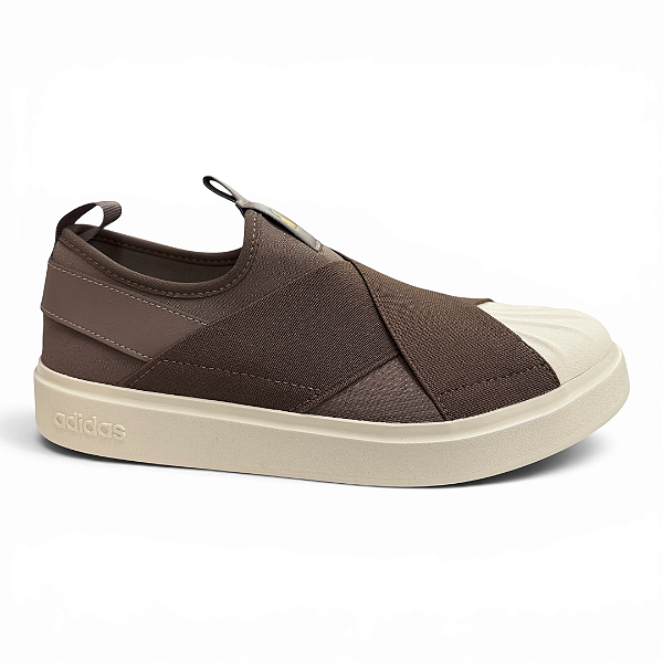 Tênis Feminino Adidas Streettalk Slip On - KZ6277 - Marrom