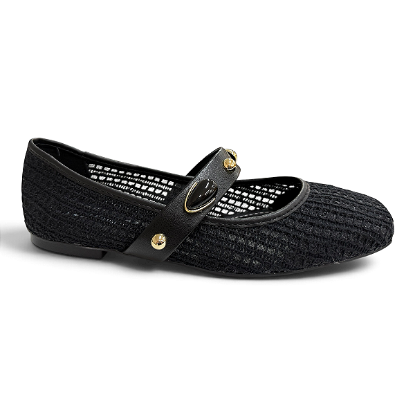 Sapatilha Feminina Moleca - 5829.116 - Preto