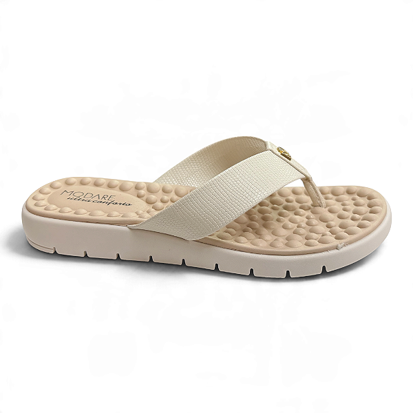 Chinelo Feminino Modare Ultraconforto - 7162.331 - Branco Off