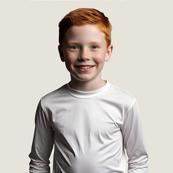 Camiseta Térmica Infantil Peluciada