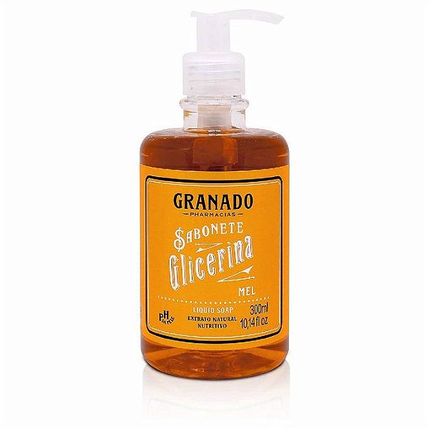 Sabonete Liquido Glicerina Mel 300ml