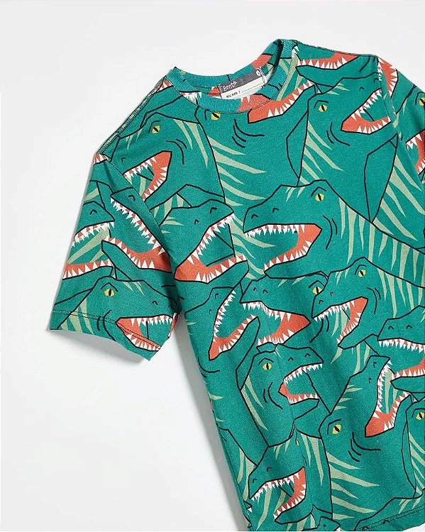 Camiseta Oversized Cabeca Dinossauro - Fabula