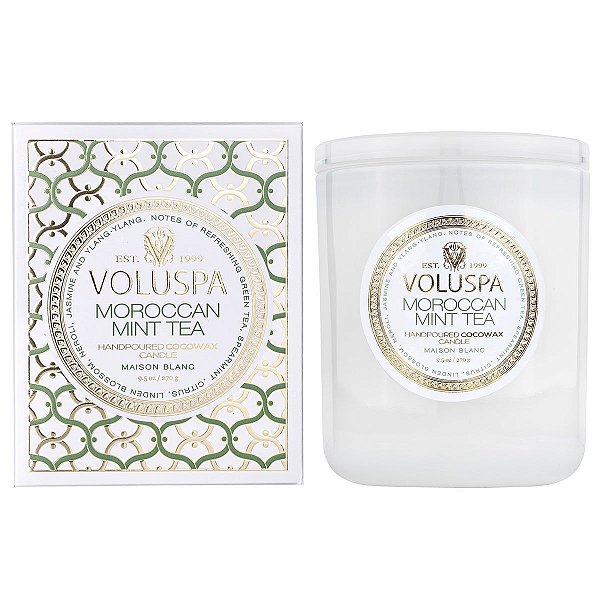 Vela Copo +60h Moroccan Mint Tea - Voluspa