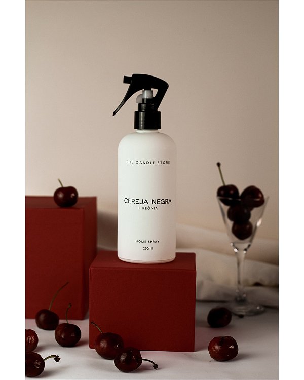 Home Spray Cereja Negra + Peonia 250ml - The Candle