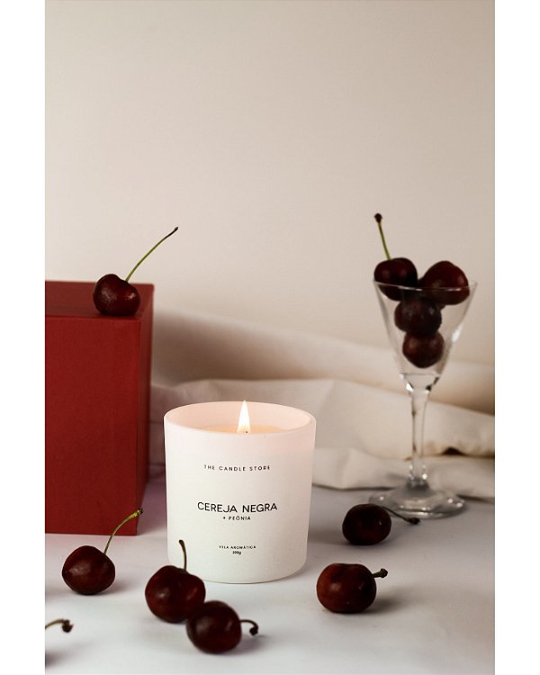 Vela Cereja Negra + Peonia 200g - The Candle