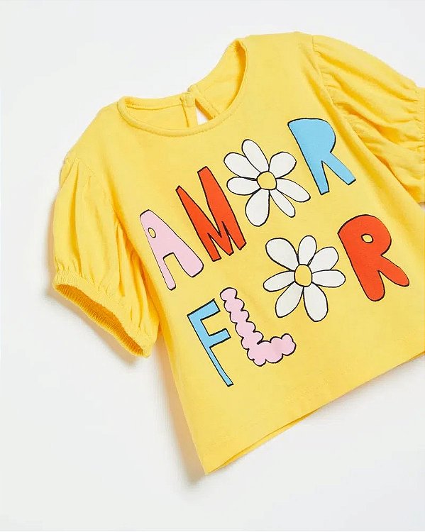 Blusa Silk Amor Flor - Fabula