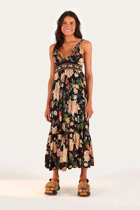 VESTIDO CROPPED FLORESTA DE TUCANO - FARM