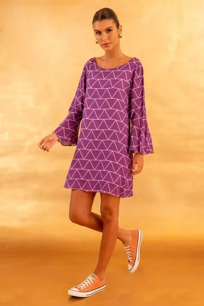 VESTIDO AREIA NICO PLUM 1 - TOTEM