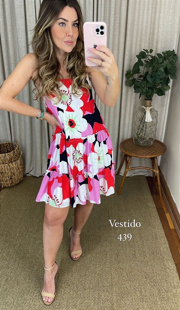 VESTIDO CURTO ESTAMPA POP - MARIA FILO