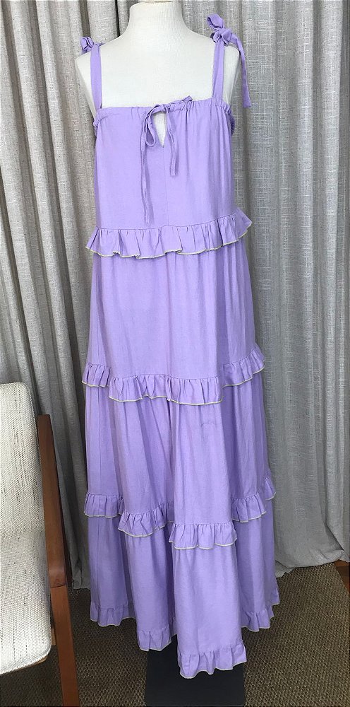 VESTIDO LONGO CAMADAS - MARIA FILO