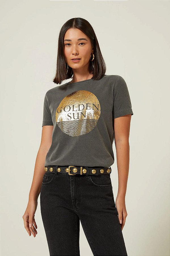 BLUSA SILK GOLDEN SUN - MARIA FILO