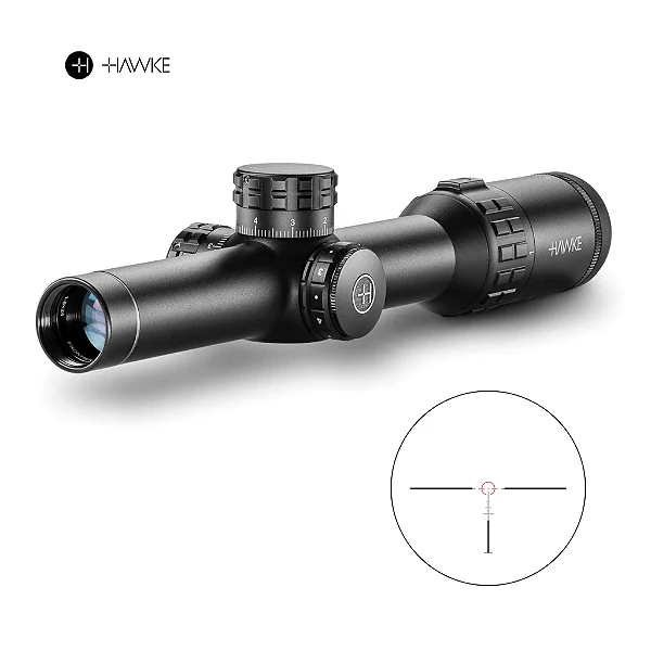 Luneta Frontier 1-6x24 Tactical SFP 1/10 MRAD - Hawke