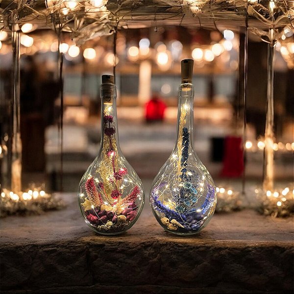 DUAS Luminárias Decoração de Mesa