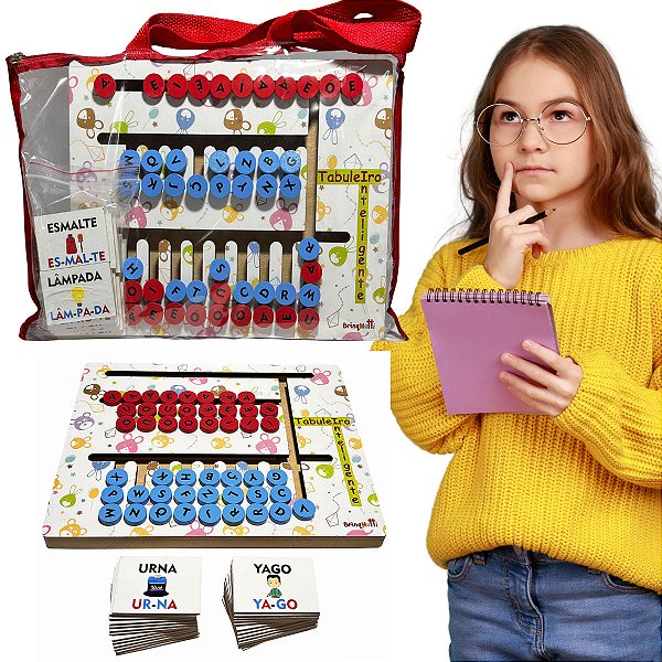 Tabuleiro Inteligente Brinquedo Educativo e Pedagógico