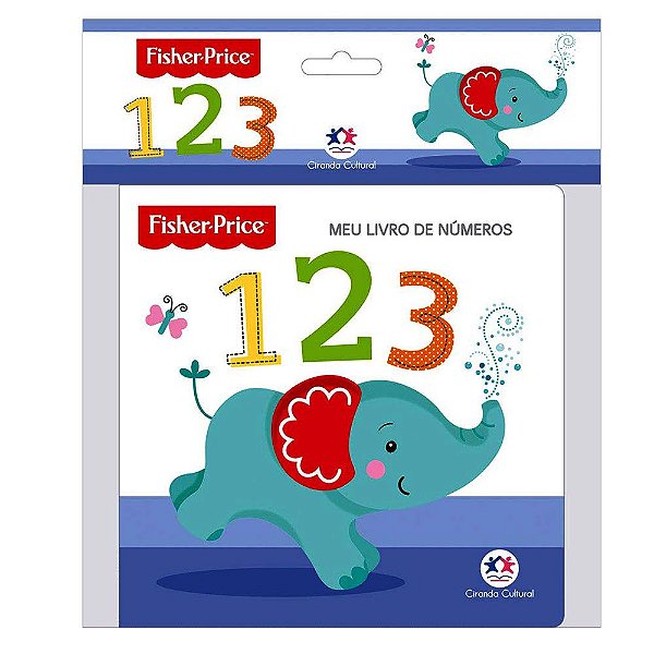 Meu Livro de Banho 1,2,3 - Brinquedo Educativo Fisher Price - Tralalá 4 Kids