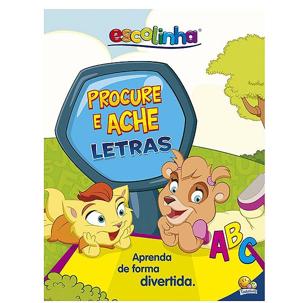 Procure e Ache Letras: Livro + Tapete