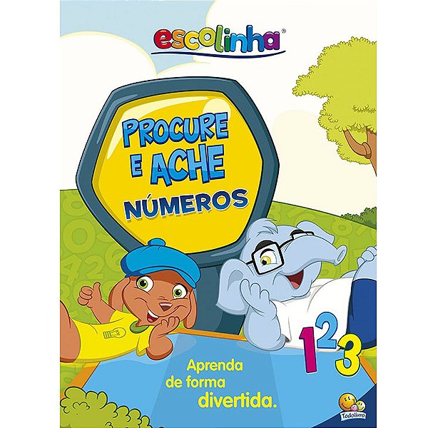 Procure e Ache Números: Livro + Tapete