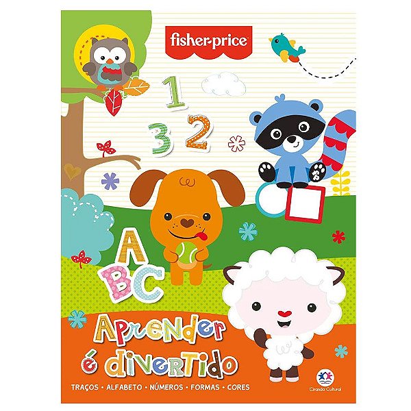 Livro Aprender é Divertido Fisher Price