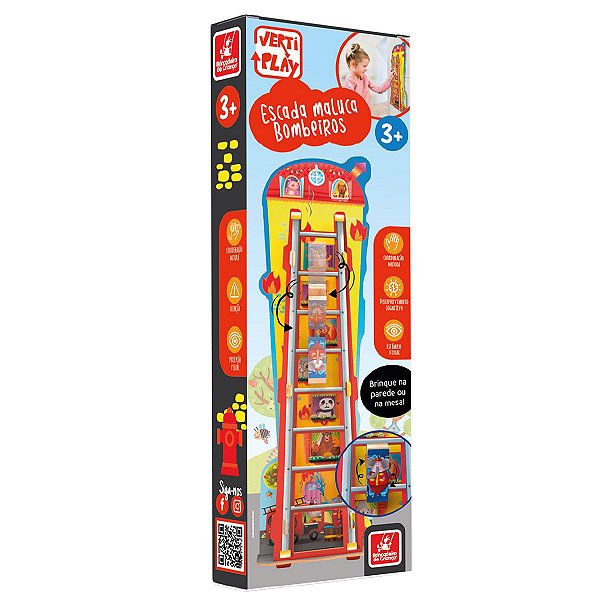 Escada Maluca Bombeiros dos Bichos Linha Vertplay