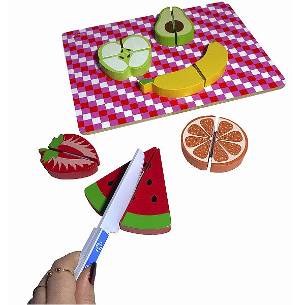 Mutti Frutas Brinquedo Infantil Madeira