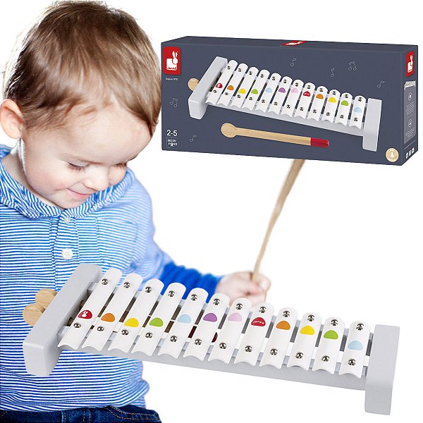 Xilofone Infantil Musical Brinquedo Educativo Criatividade