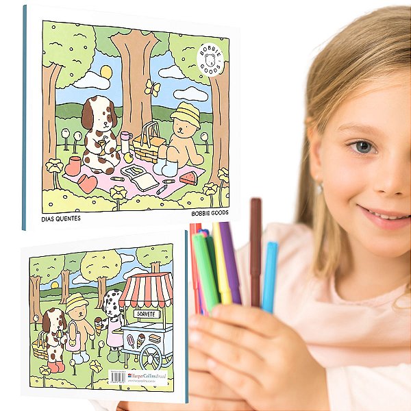 Livro de Colorir Boobie Goods - Dias Quentes