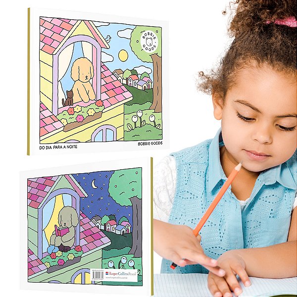 Livro de Colorir Boobie Goods Atividade - Do Dia para Noite