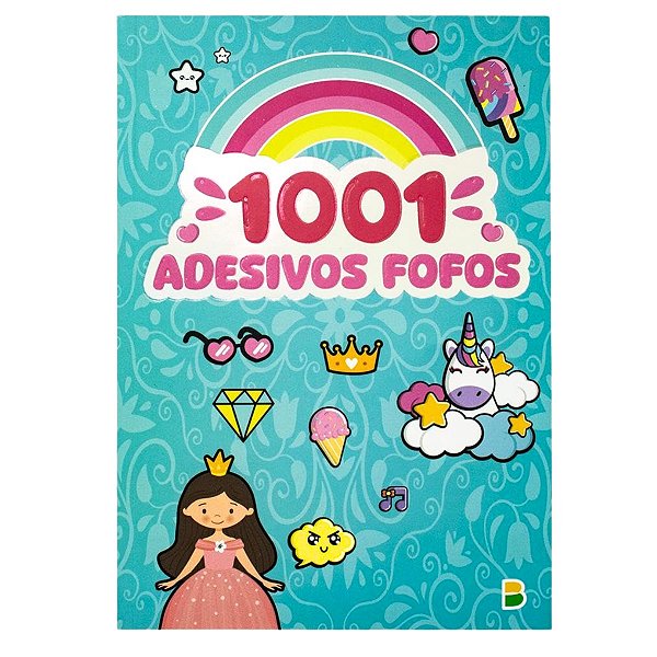 Livro Infantil 1001 Adesivos Fofos  Atividades para Crianças