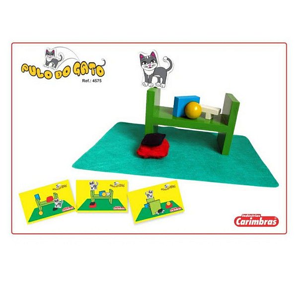 Gato Quebra-cabeça Brinquedo Educativo Jogos