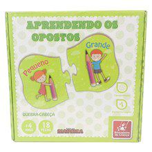 Aprendendo os Opostos Brinquedo Educativo e Pedagógico