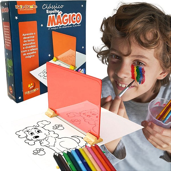 Espelho Mágico Brinquedo Clássico Educativo e Pedagógico
