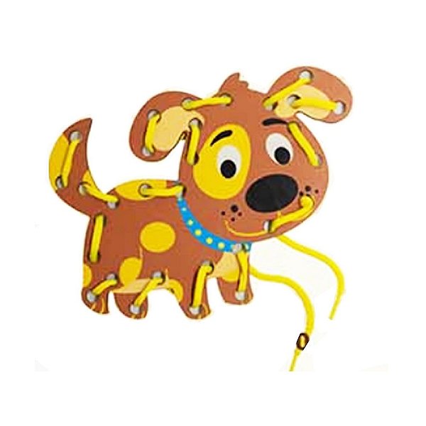 Alinhavo Infantil Cachorro Brinquedo Educativo e Pedagógico