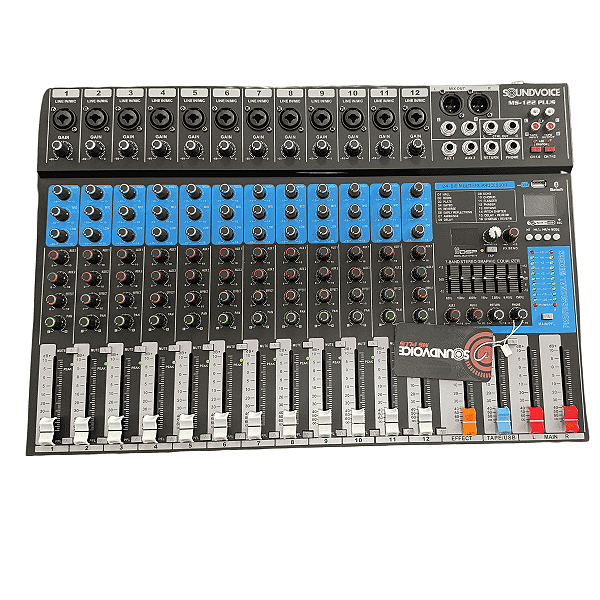 Mesa De Som Digital Soundvoice Ms-122 Plus