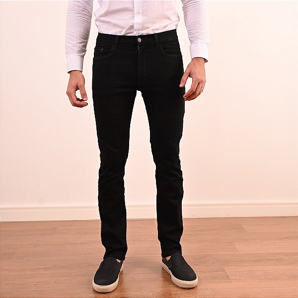 Calça Jeans Slim Black Masculina