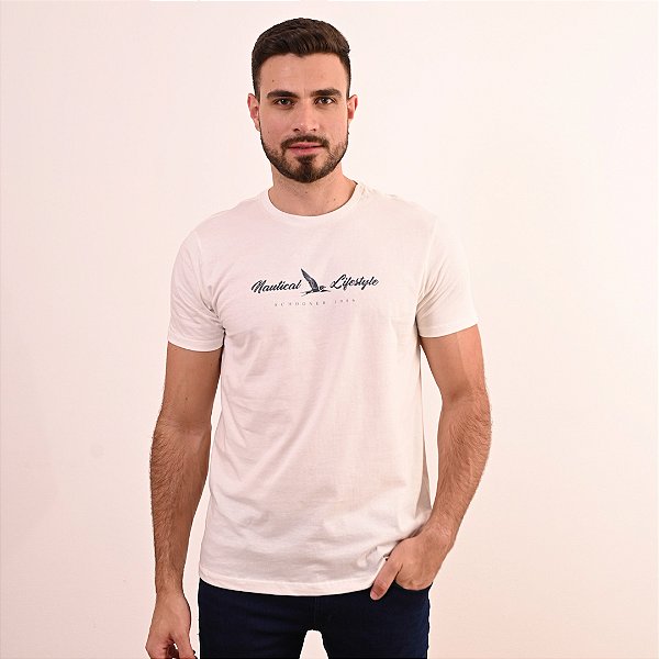 Camiseta Estampada Nautical Masculina