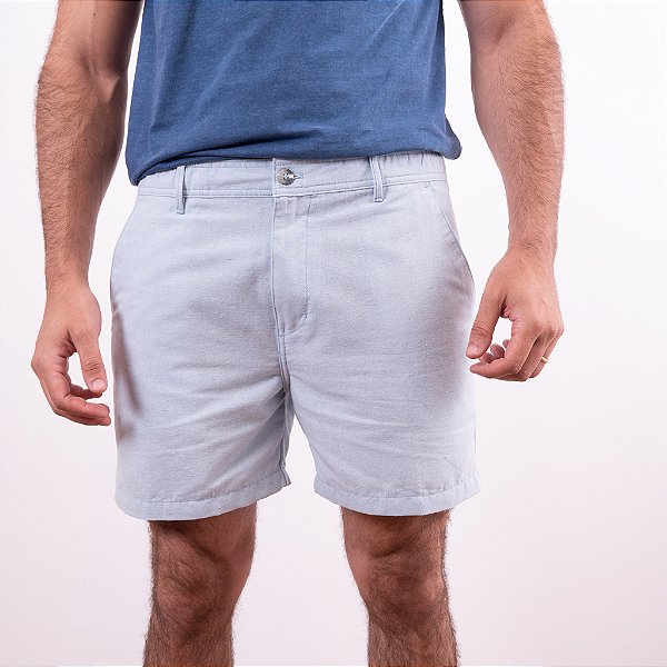 Bermuda Cós Com Elastico E Bolsos Masculina