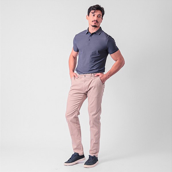 Calça Sarja Slim Texturizada Masculina